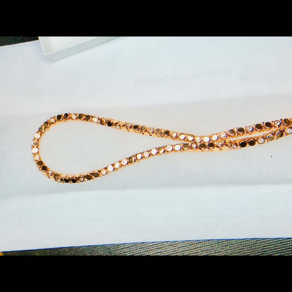 Swarovski Round Box Chain with Crystal Elements